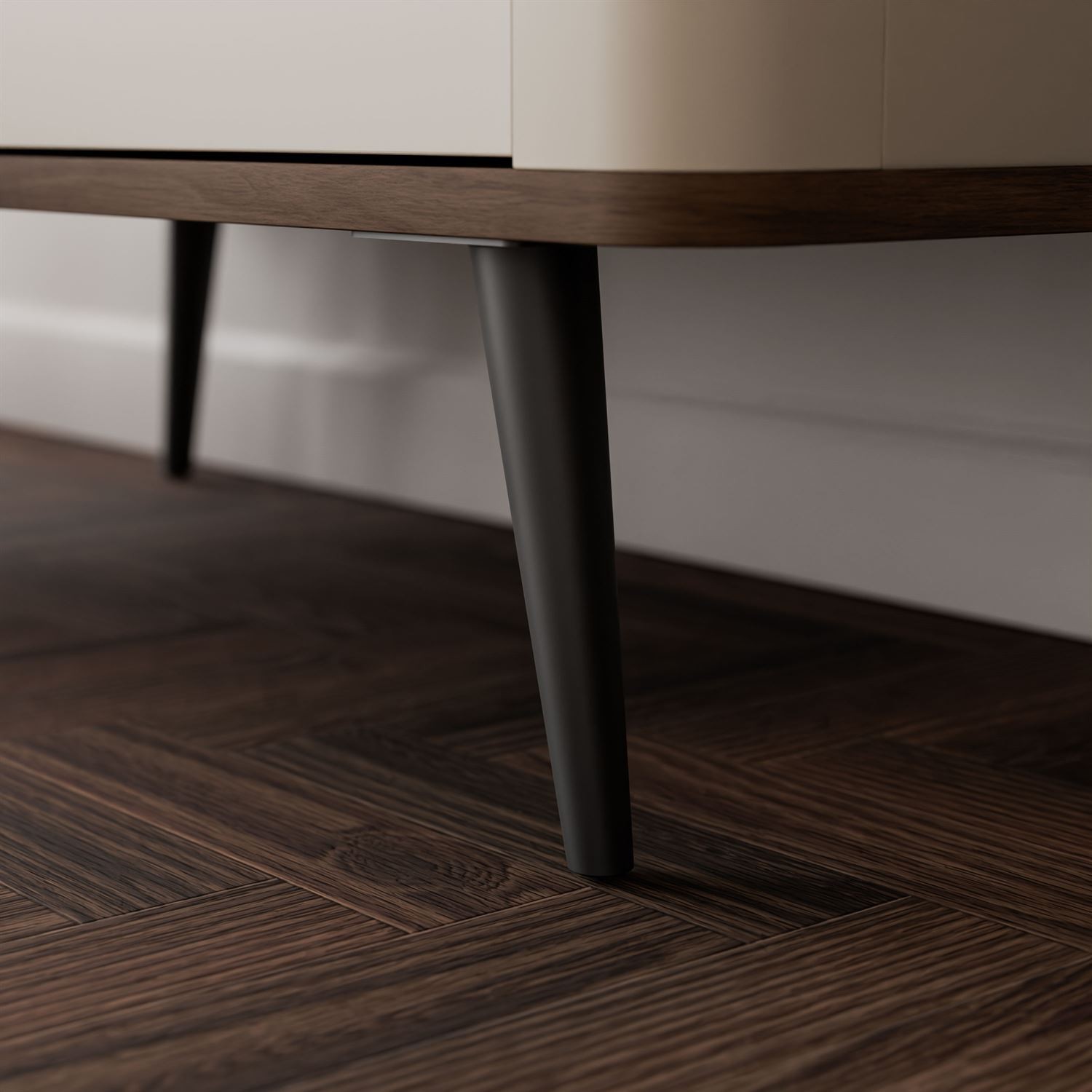 Kommode mit Schubladen AUTUMN 2D3S mit geriffelter Front