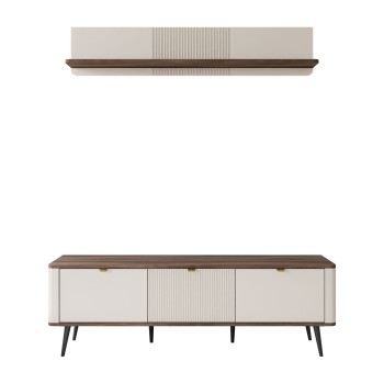 TV-Schrank AUTUMN 3D auf hohen Beinen