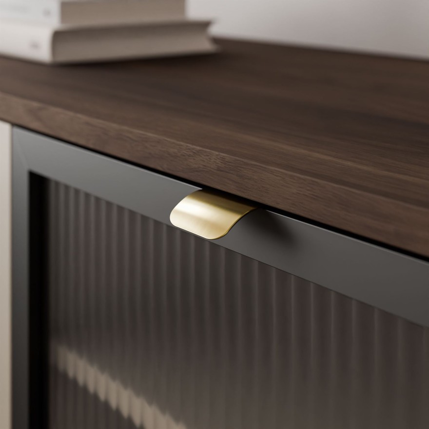 TV-Schrank AUTUMN 2D1W auf hohen Beinen