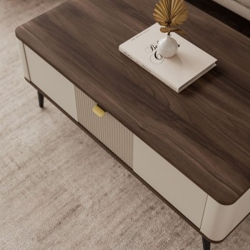 Couchtisch AUTUMN mit verschließbarem Fach unter der Tischplatte