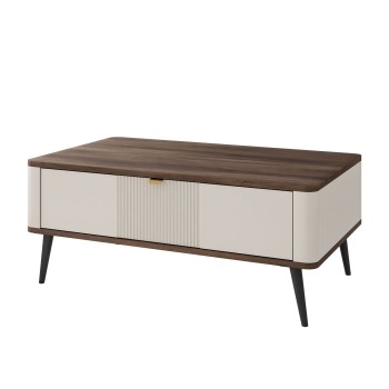 Couchtisch AUTUMN mit verschließbarem Fach unter der Tischplatte