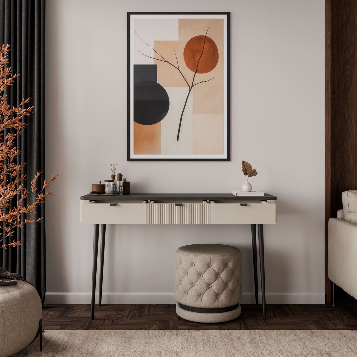 Konsole AUTUMN mit Schubladen