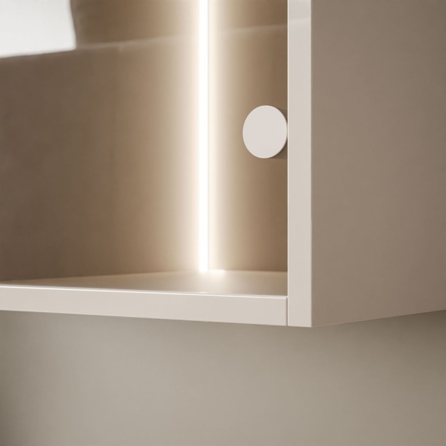 Hängende Vitrine CARMEN mit LED-Beleuchtung