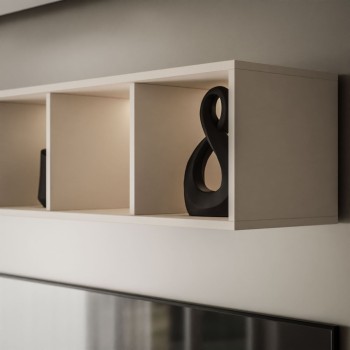 Hängende Wohnwand CARMEN III mit offenem Regal