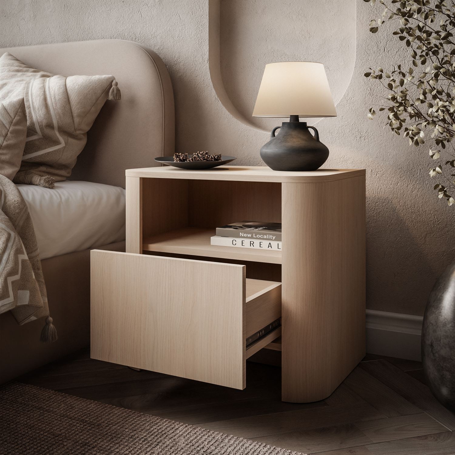 Nachttisch DESTINY S-58 Eiche Vicenza