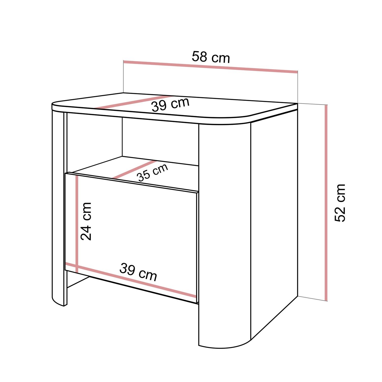 Nachttisch DESTINY II S-58