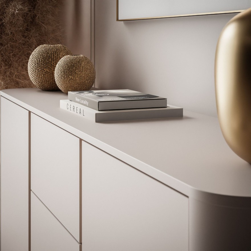 Kommode mit Schubladen DESTINY KSZ-168 Kaschmir