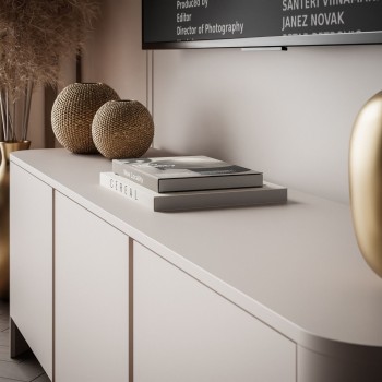 Dreitüriger TV-Schrank DESTINY Kaschmir