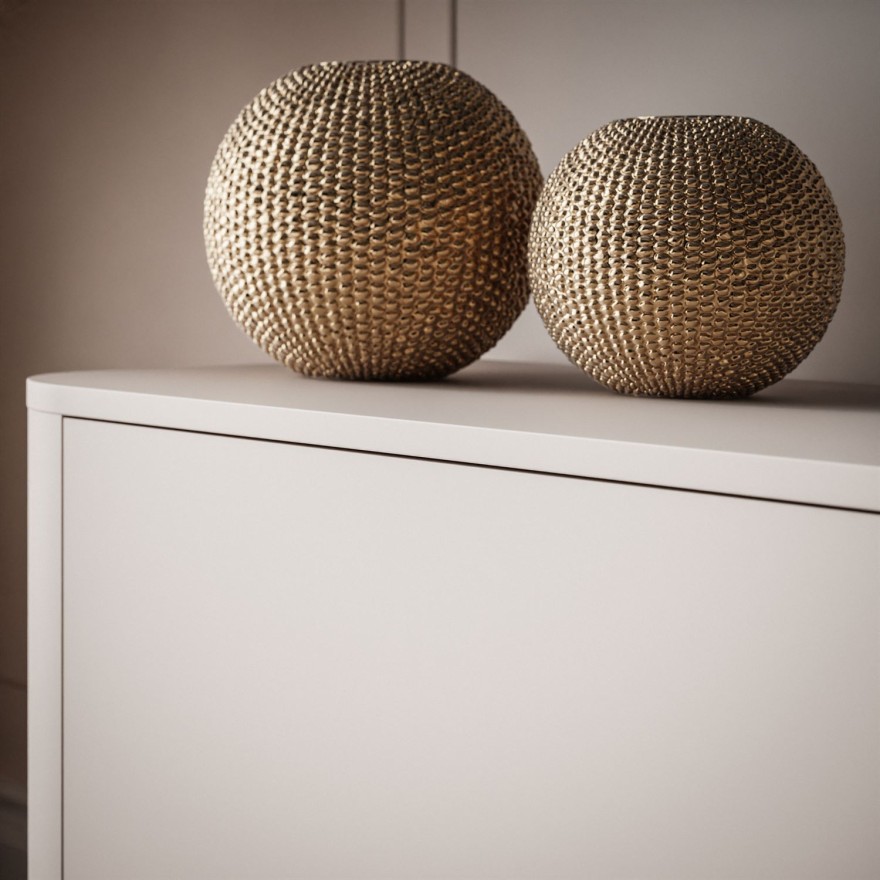 Dreitüriger TV-Schrank DESTINY Kaschmir