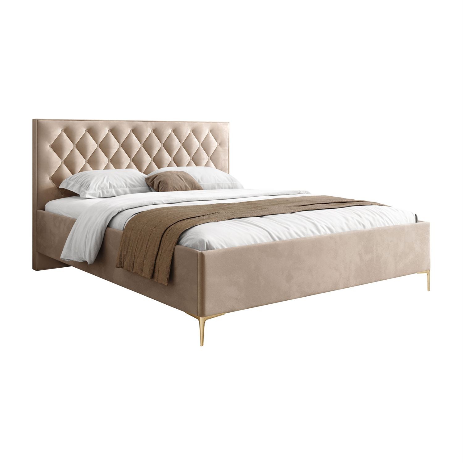 Polsterbett INEZ mit Bettkasten