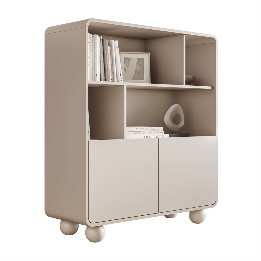 Zweitüriges Regal OLIVIO RG108 Kaschmir