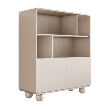 Zweitüriges Regal OLIVIO RG108 Kaschmir