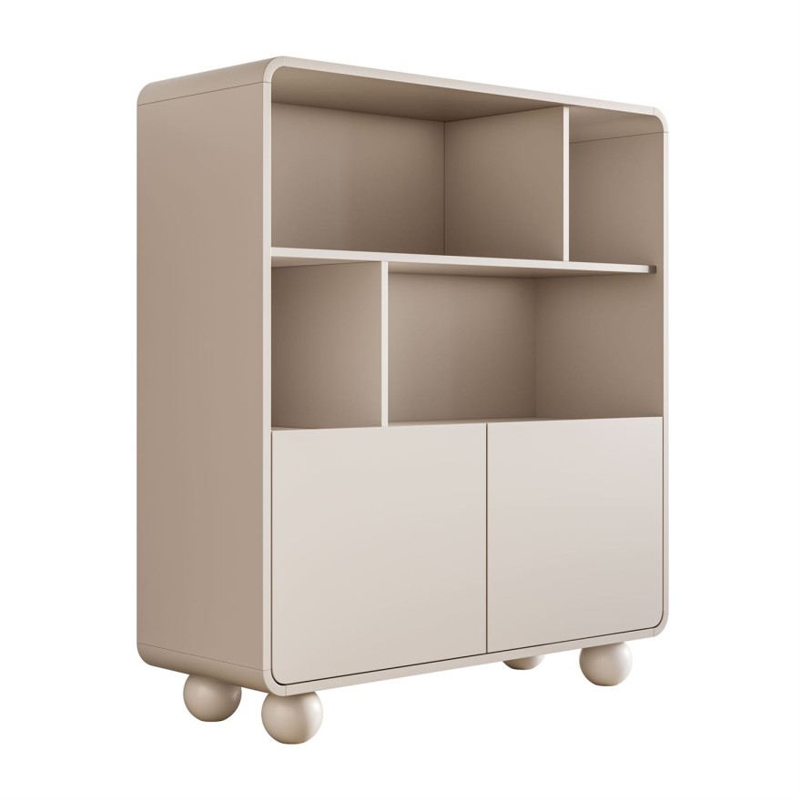 Zweitüriges Regal OLIVIO RG108 Kaschmir