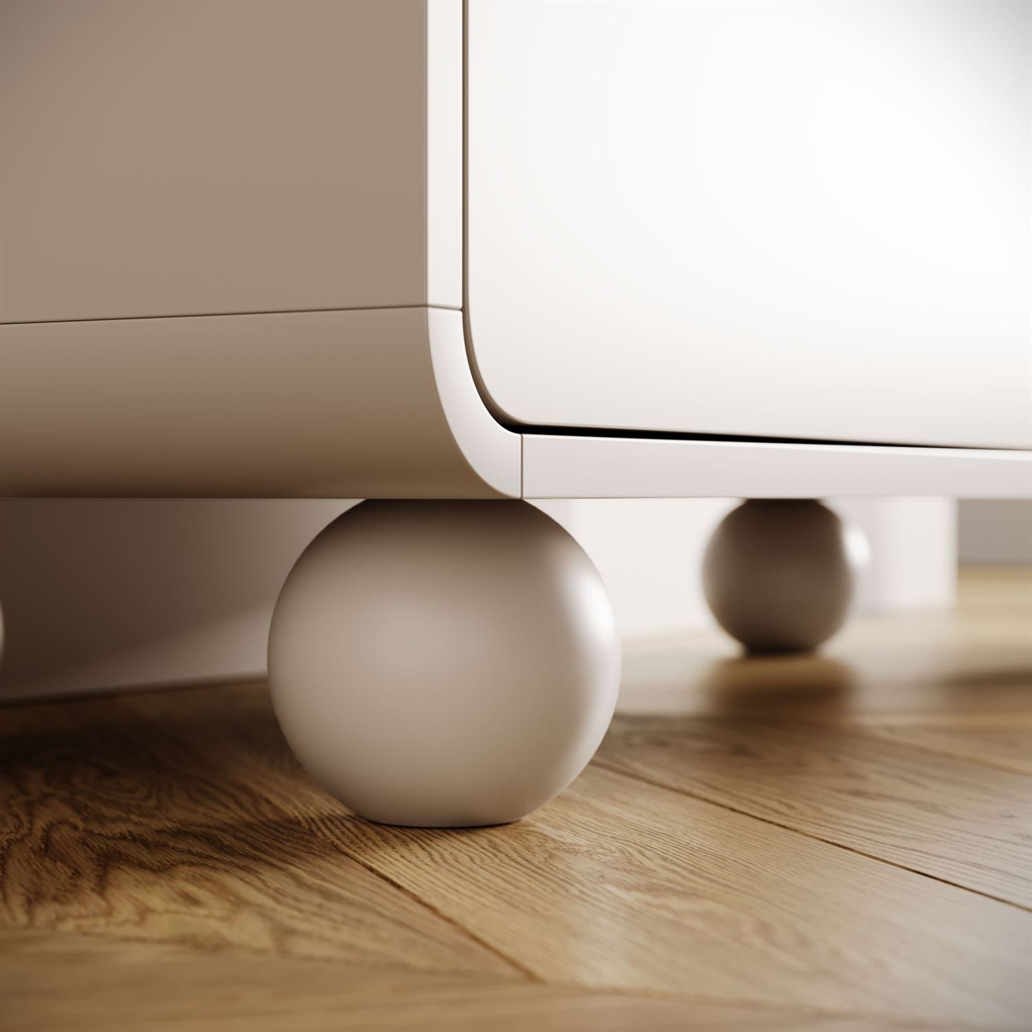 Zweitüriges Regal OLIVIO RG108 Kaschmir