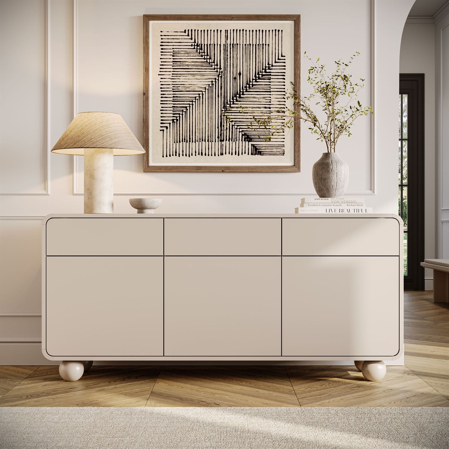 Dreiteilige Kommode OLIVIO KSZ160 mit Schubladen