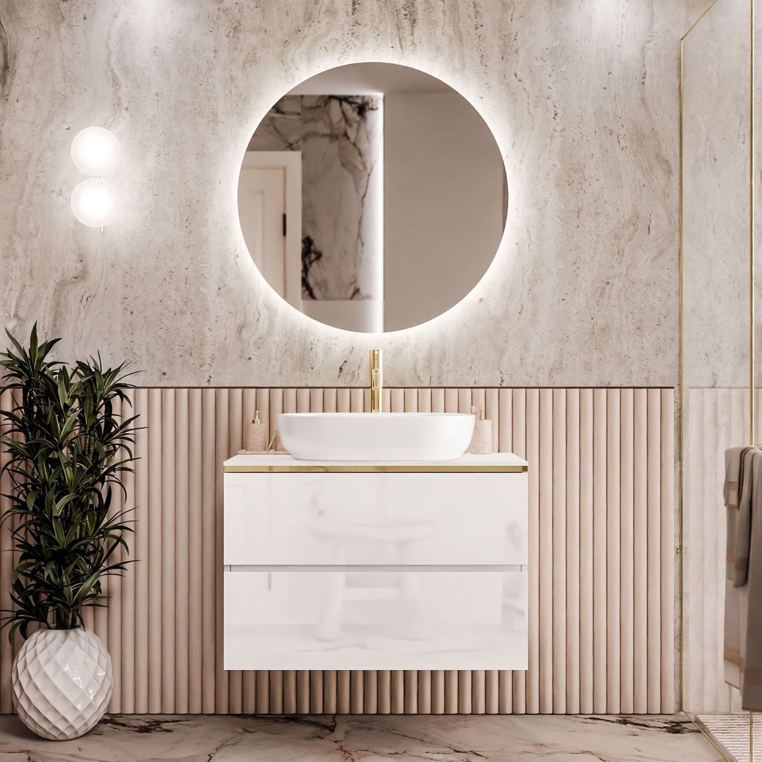 Badezimmerschrank AURORA GOLD