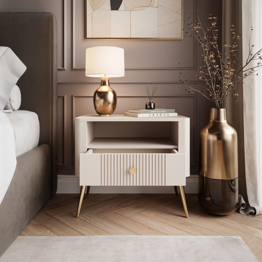 Nachttisch ELYSIA KASCHMIR mit Schublade