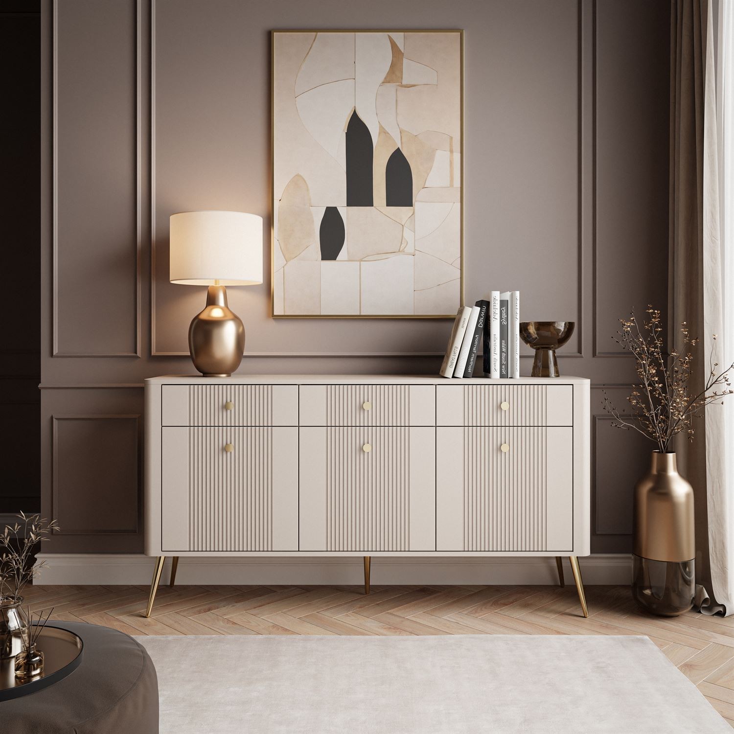 Kommode ELYSIA KASCHMIR 3D3S mit Schubladen