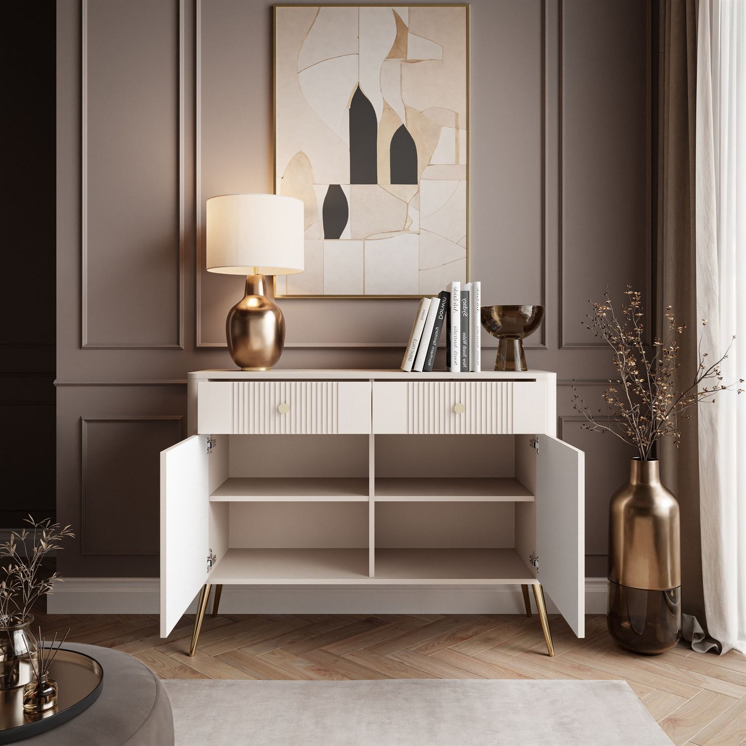 Kommode ELYSIA KASCHMIR 2D2S mit Schubladen