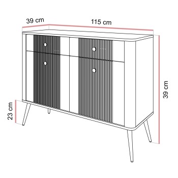 Kommode ELYSIA 2D2S mit Schubladen
