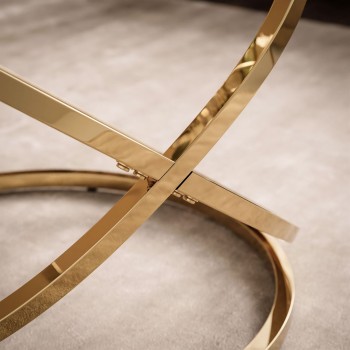 Esstisch BELLE mit Glasplatte