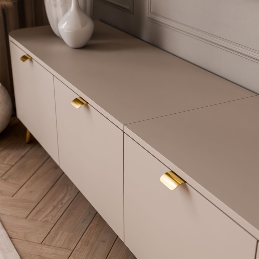 TV-Schrank CELESTE 200 cm mit Beleuchtung an den Füßen