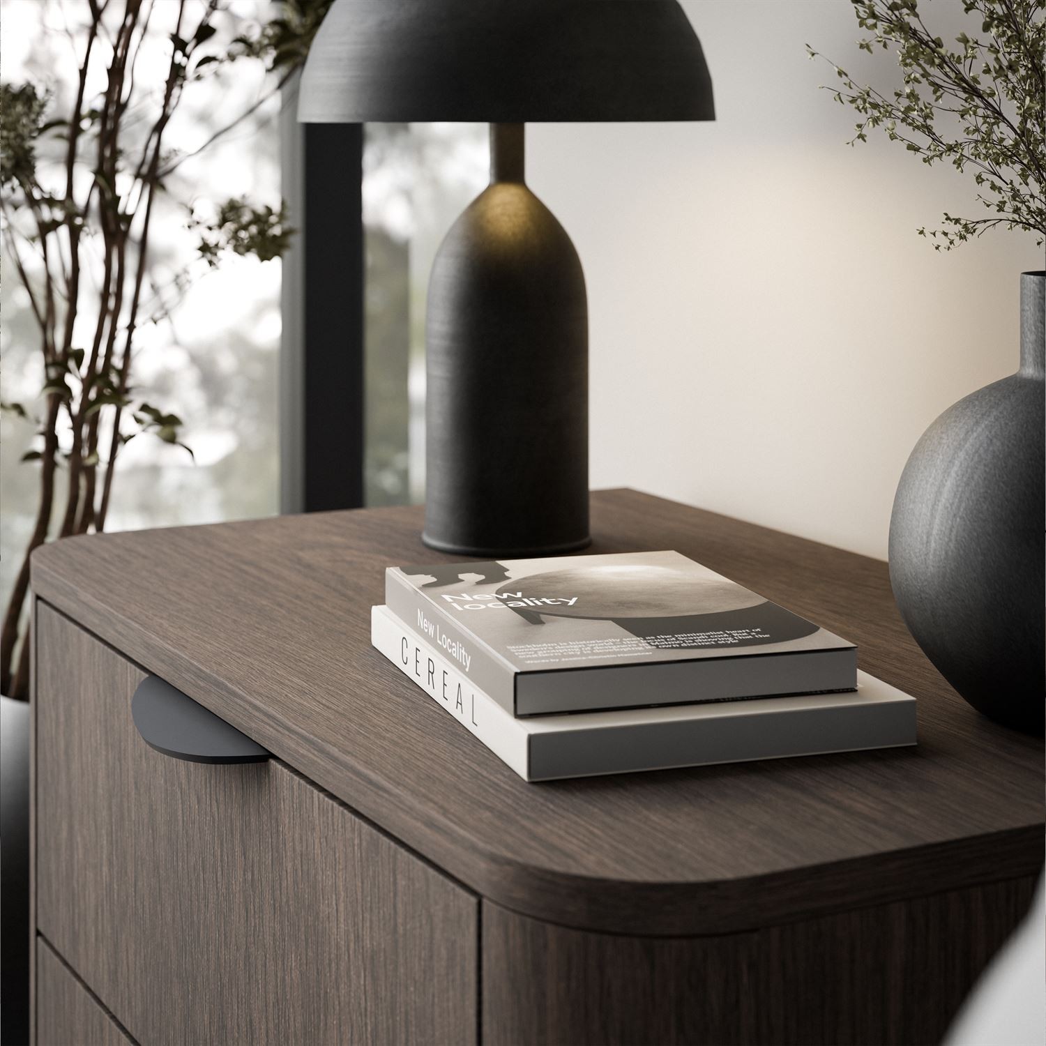 Nachttisch TWILIGHT mit Schubladen