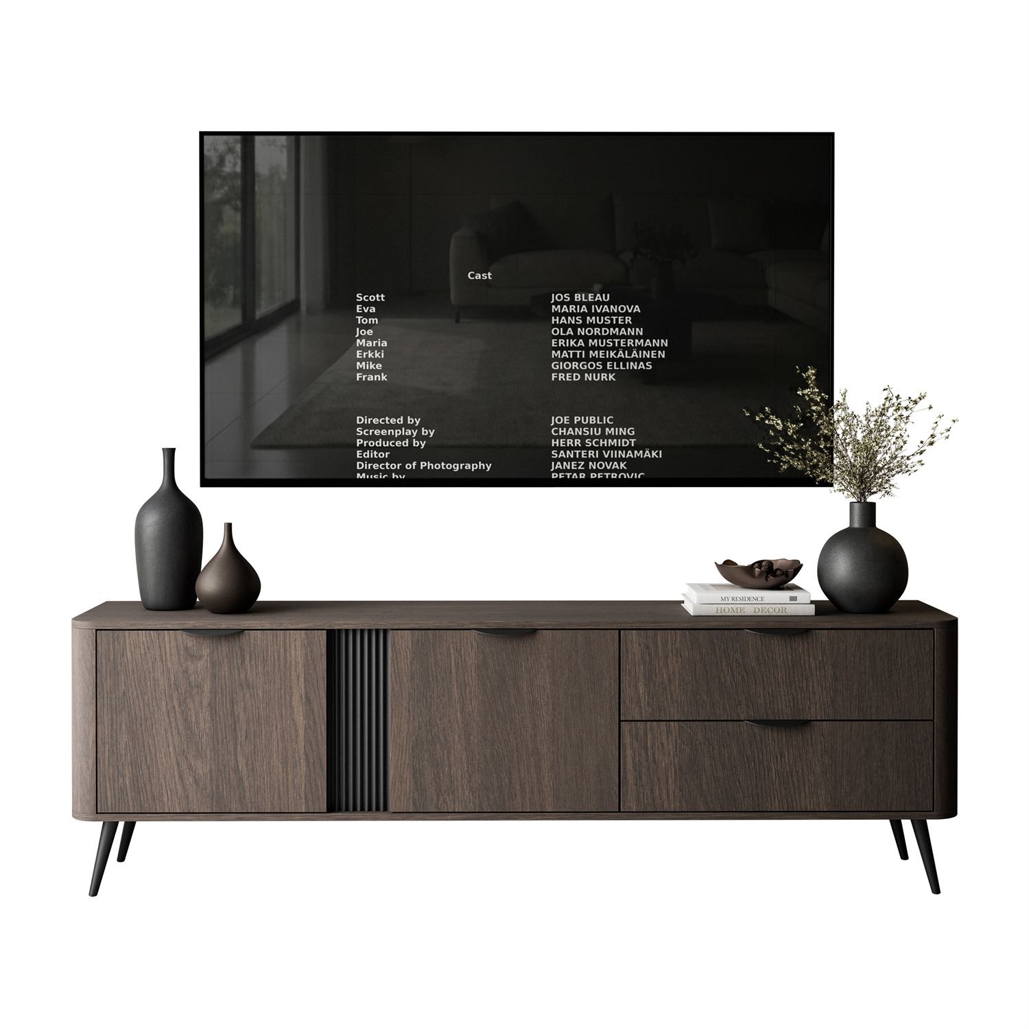 TV-Schrank TWILIGHT 2D2D mit Schubladen