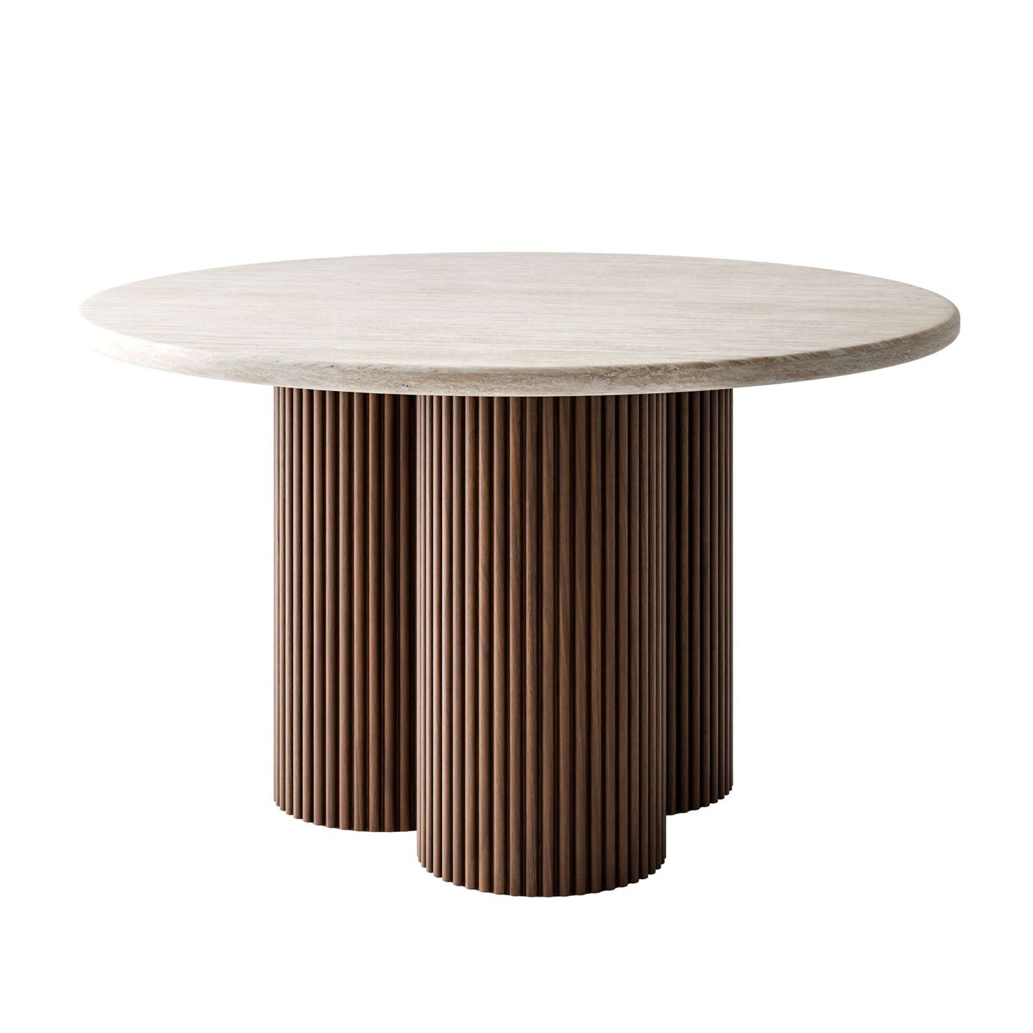 Couchtisch CANYON mit gerilltem Untergestell