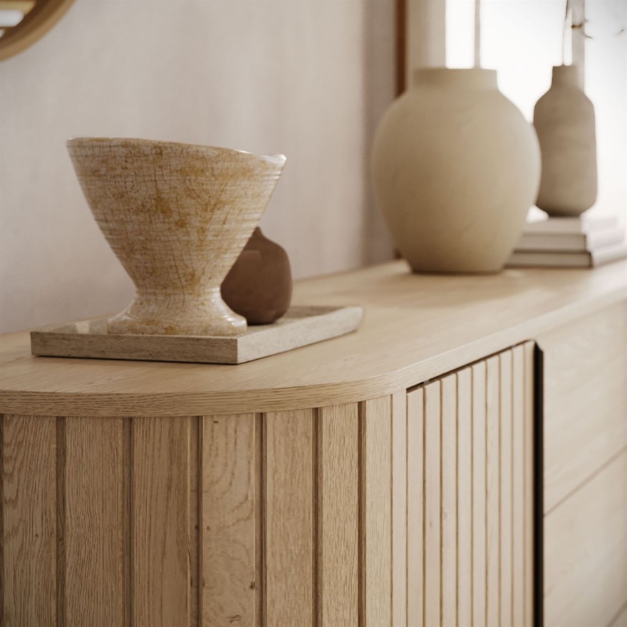 Kommode WILLOW 2D3S mit Schiebetüren