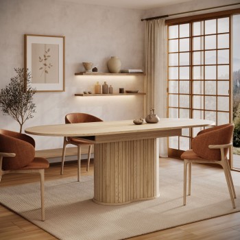 Ausziehbarer Tisch WILLOW 180–220 cm