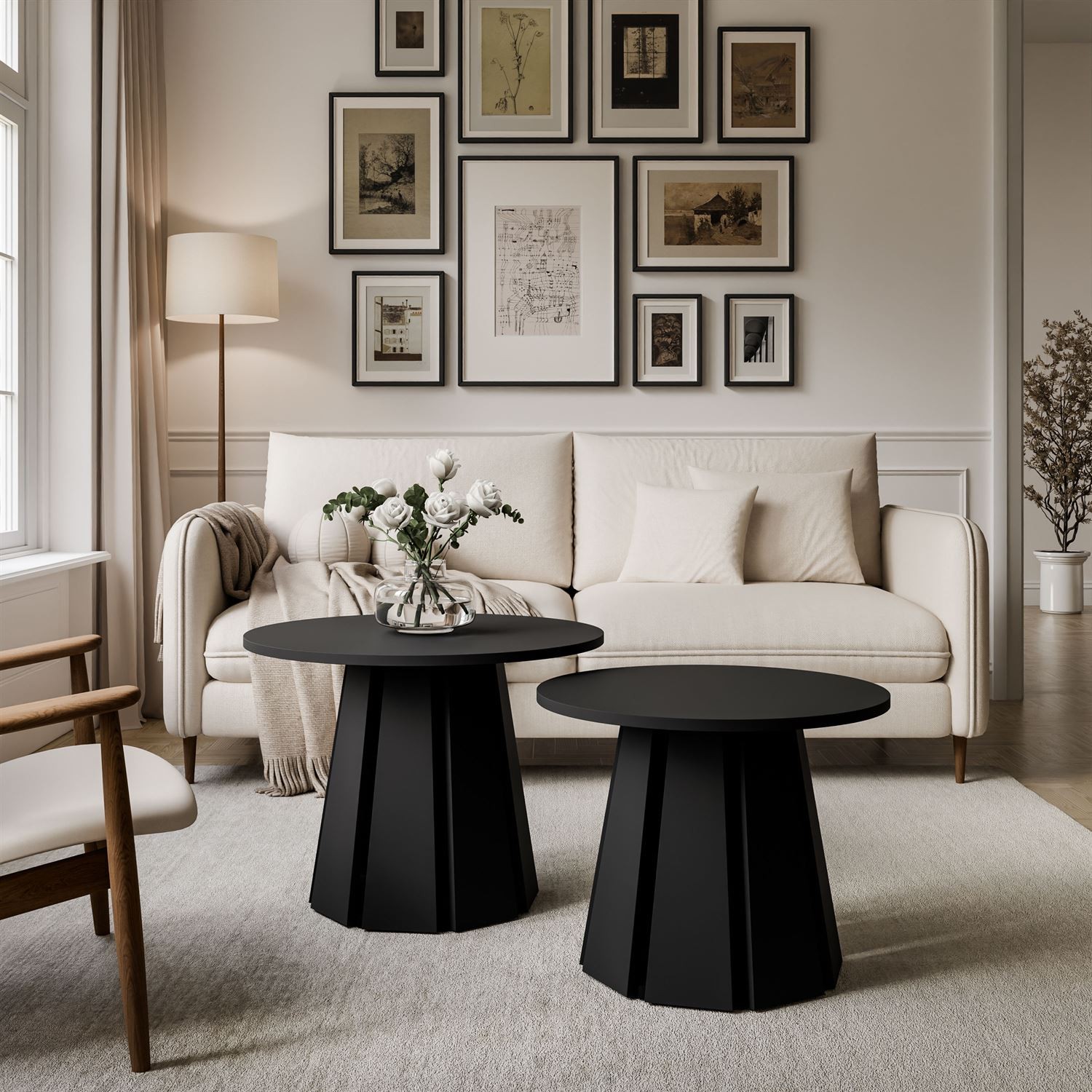 Couchtischset SILVA 2in1