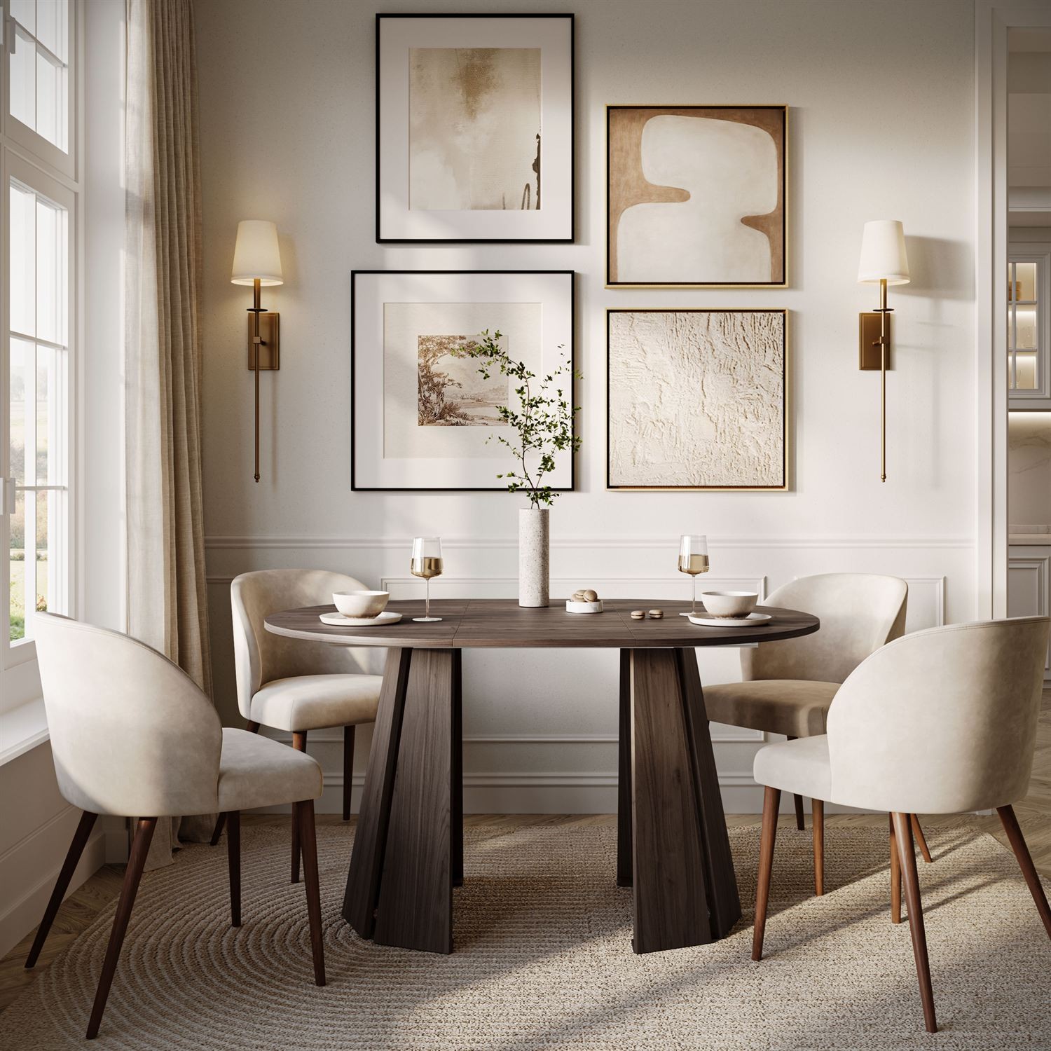 Ausziehbarer Esstisch SILVA