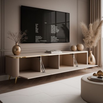 TV-Schrank AVELINE 200 cm mit LED-Beleuchtung