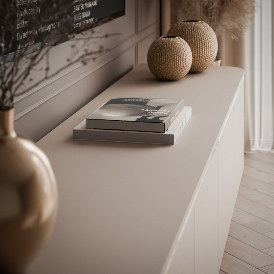 TV-Schrank AVELINE 200 cm mit LED-Beleuchtung