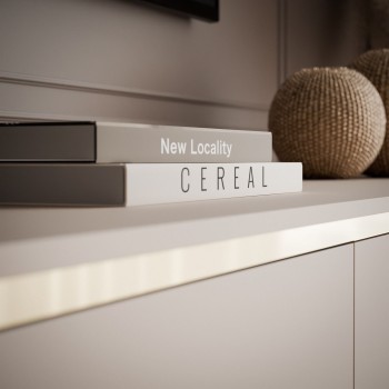 TV-Schrank AVELINE 200 cm mit LED-Beleuchtung