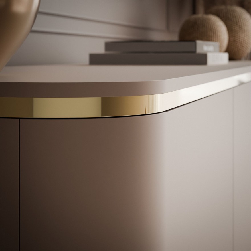 TV-Schrank AVELINE 200 cm mit LED-Beleuchtung