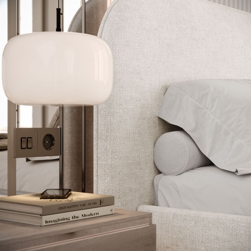 Polsterbett OLIMPIA mit Bettkasten