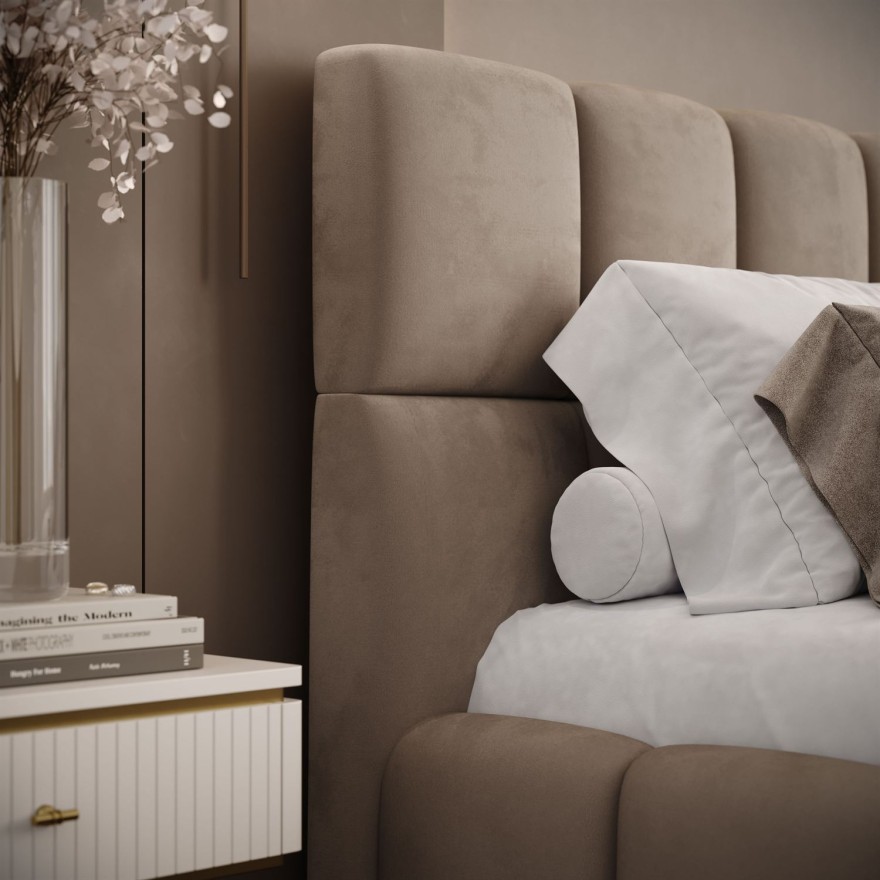 Polsterbett VENEZIA mit Bettkasten