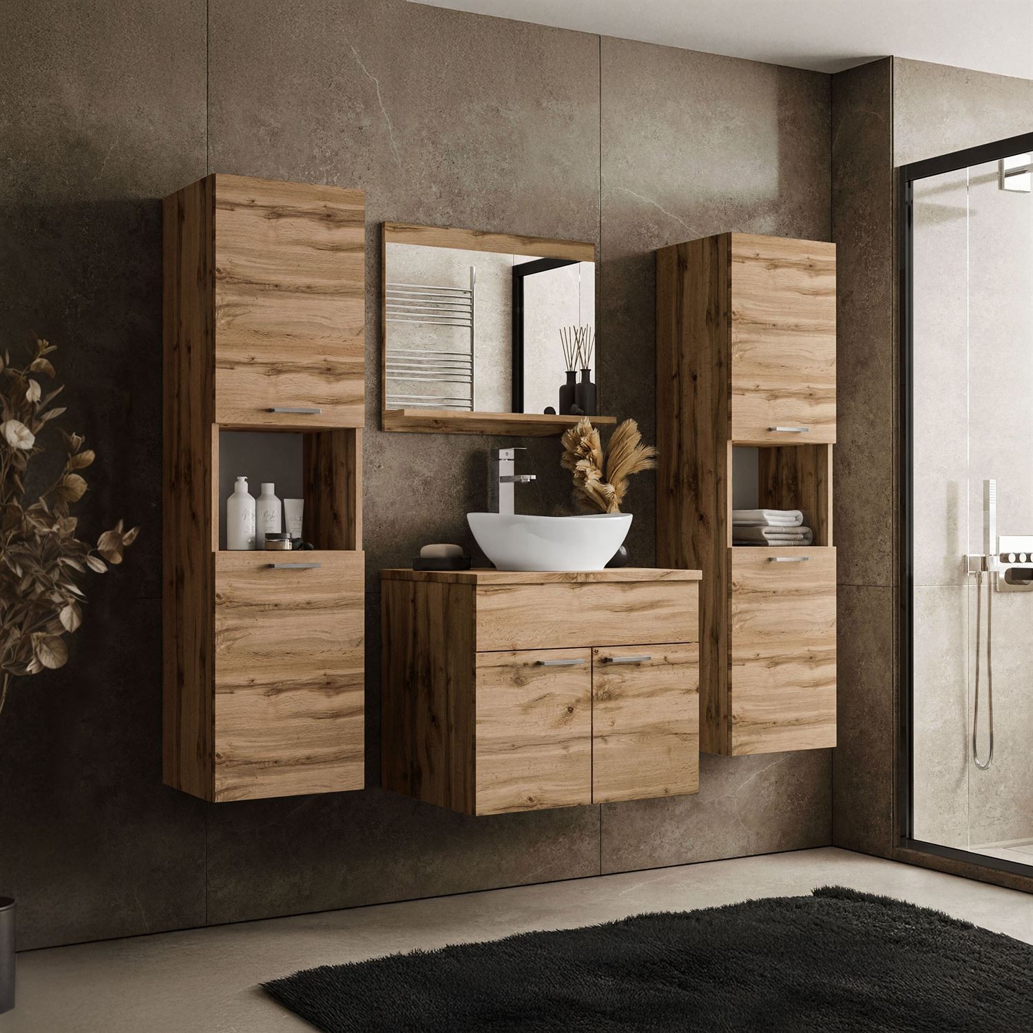 Badezimmerschrank LUMIRE IV LOFT