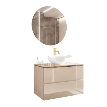 Badezimmerschrank AURORA KASCHMIR GOLD