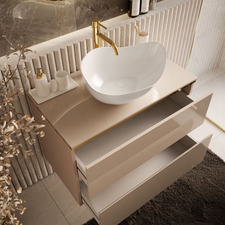 Badezimmerschrank AURORA KASCHMIR GOLD