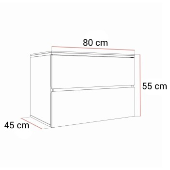 Badezimmerschrank AURORA KASCHMIR GOLD