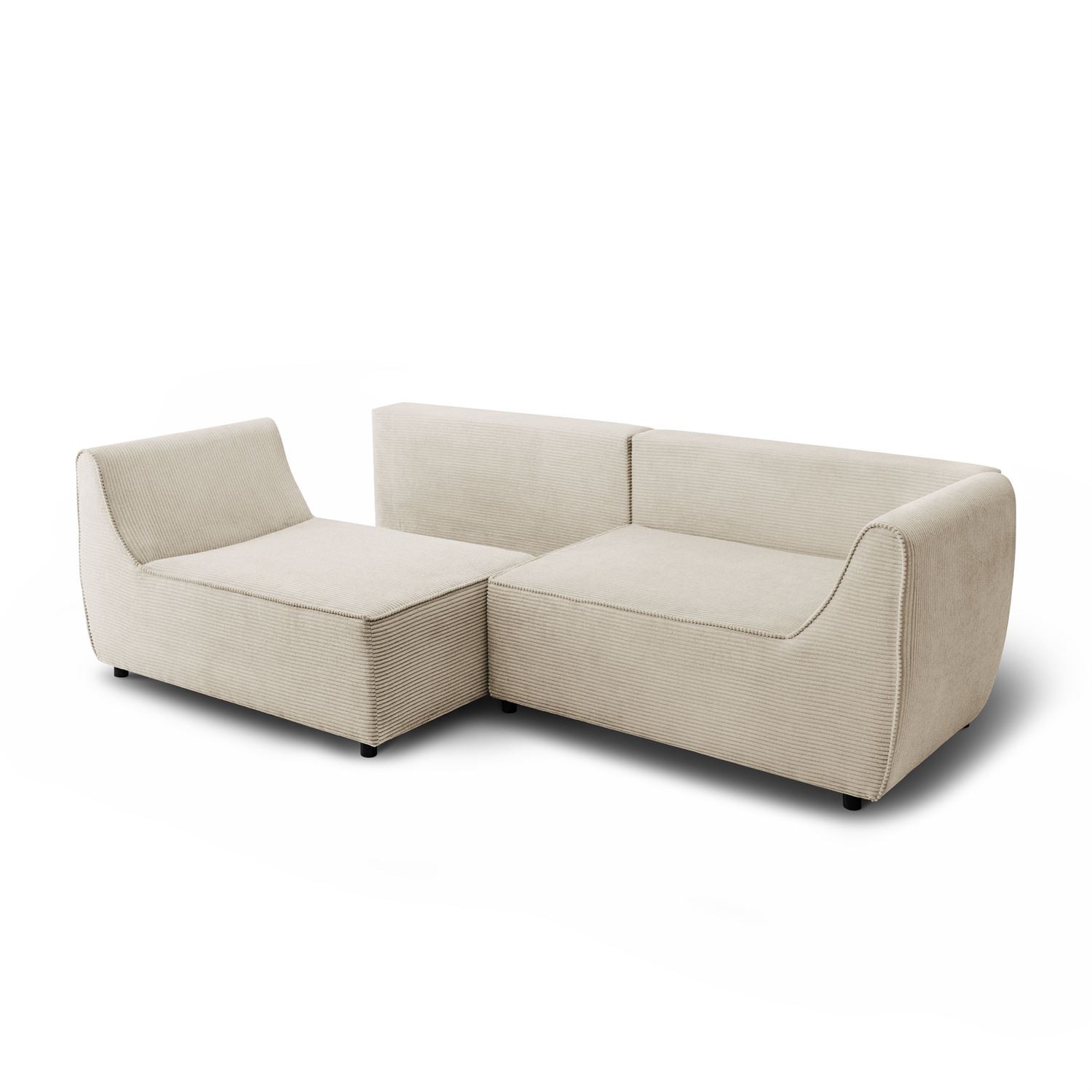 Zweisitzer Sofa ASPEN mit Schlaffunktion