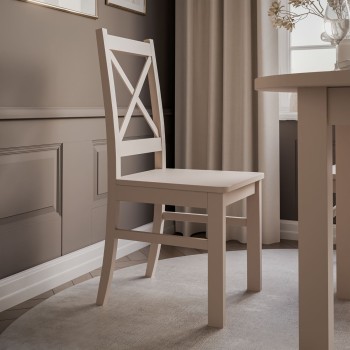 Esszimmer Set OLEA KASZMIR Tisch + 4 Stühle