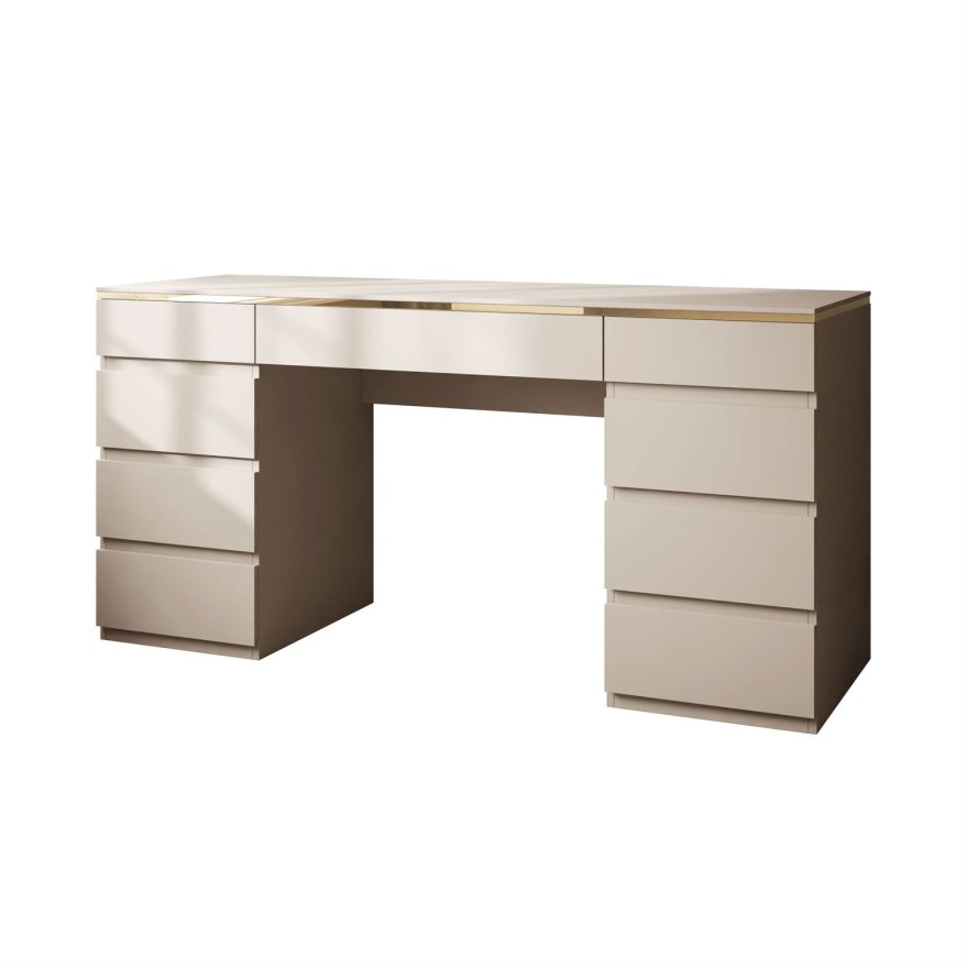 Schreibtisch AURORA DOUBLE KASZMIR mit Schubladen