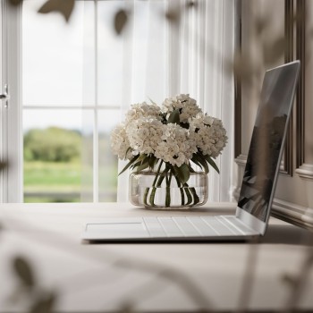 Schreibtisch AURORA DOUBLE KASZMIR mit Schubladen