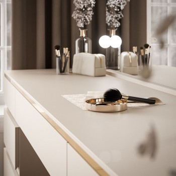 Schminktisch AURORA DOUBLE KASCHMIR mit Schubladen