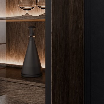 Vitrine LINEA LOFT mit LED-Beleuchtung