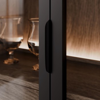 Vitrine LINEA LOFT mit LED-Beleuchtung